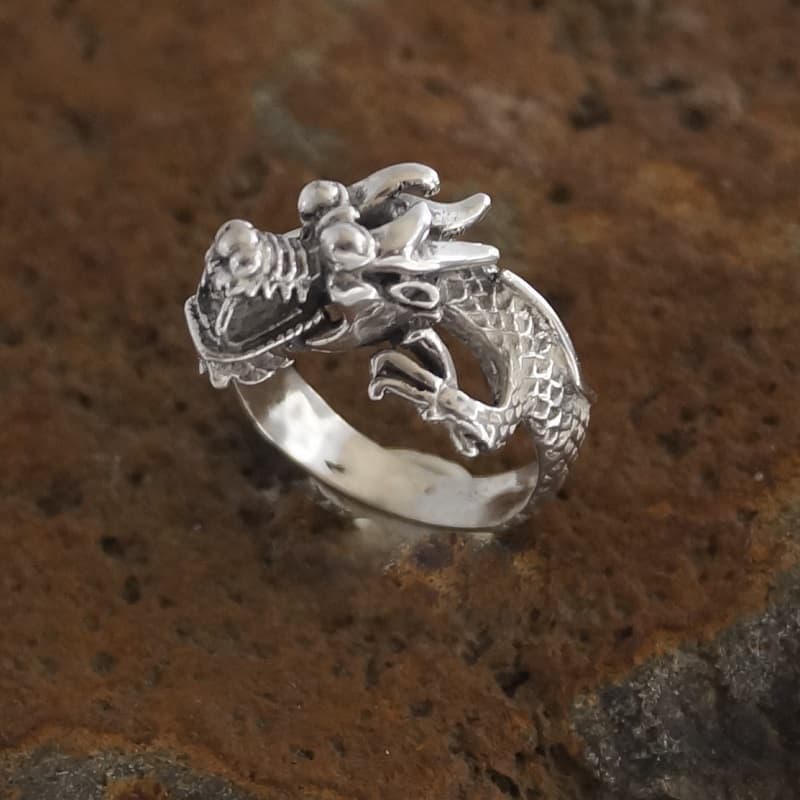 Dragon Ring Drake Hatchling Ring - Stainless Steel Dragon Wing Jewelry –  Wicked Tender